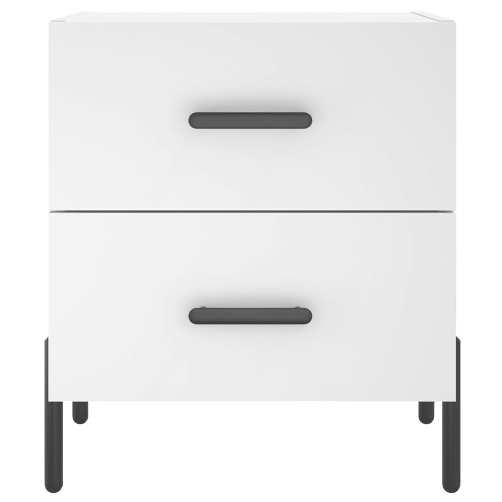Bedside Cabinet White 40x35x47,5 cm Engineered Wood