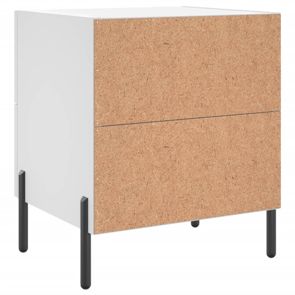 Bedside Cabinet White 40x35x47,5 cm Engineered Wood