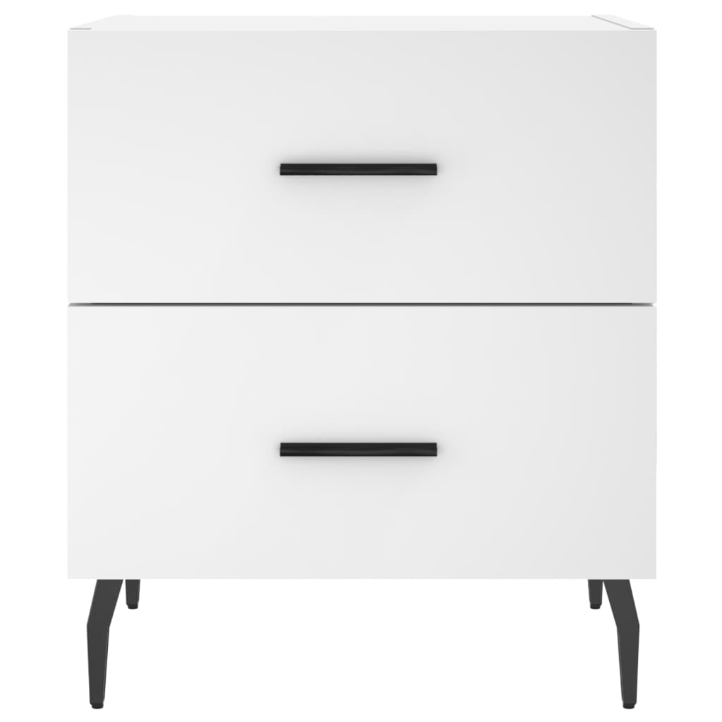 Bedside Cabinet White 40x35x47,5 cm Engineered Wood