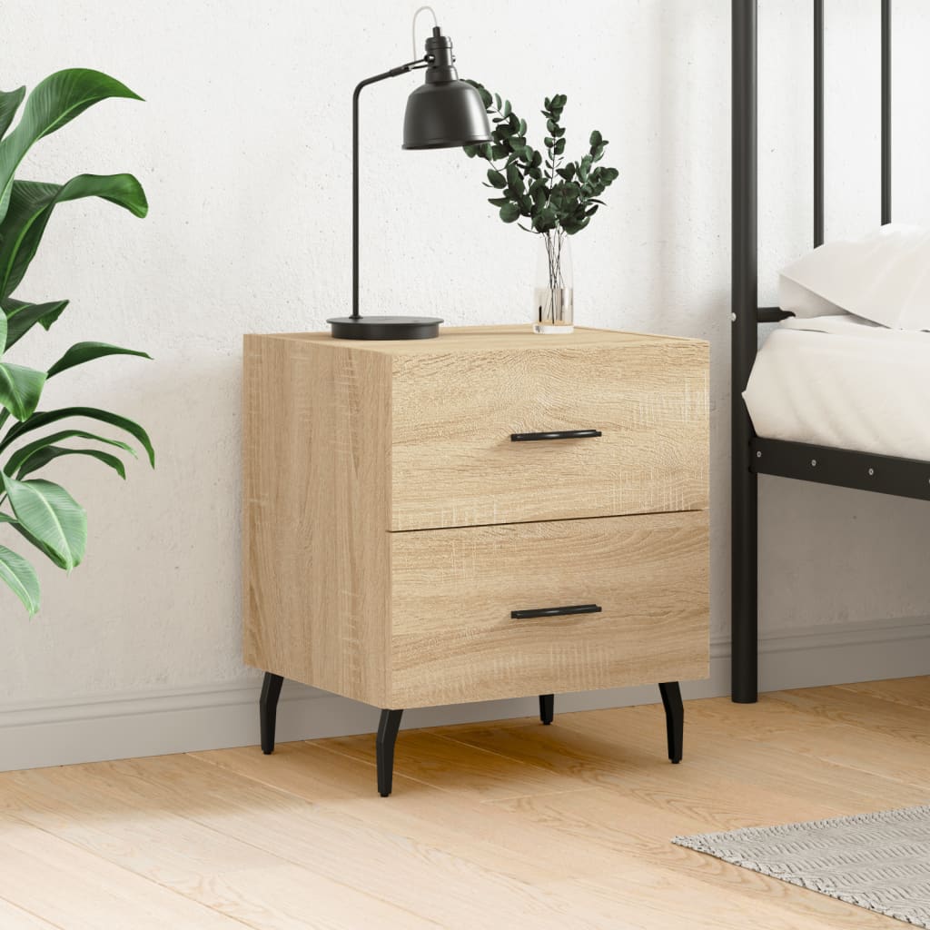 Bedside Cabinet Sonoma Oak 40x35x47,5 cm Engineered Wood