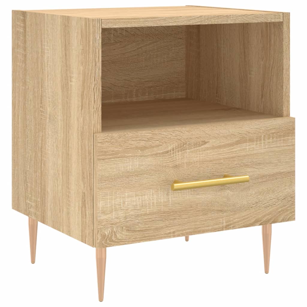 Bedside Cabinet Sonoma Oak 40x35x47,5 cm Engineered Wood