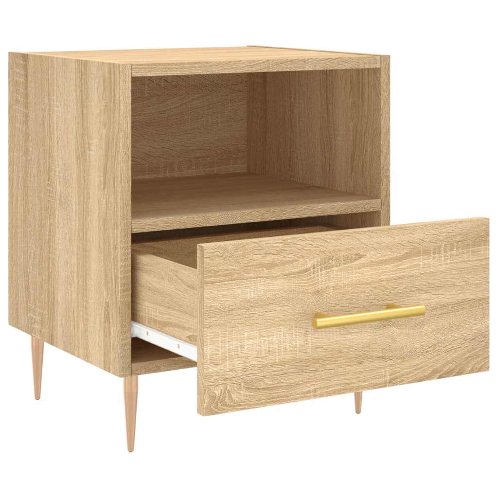 Bedside Cabinet Sonoma Oak 40x35x47,5 cm Engineered Wood