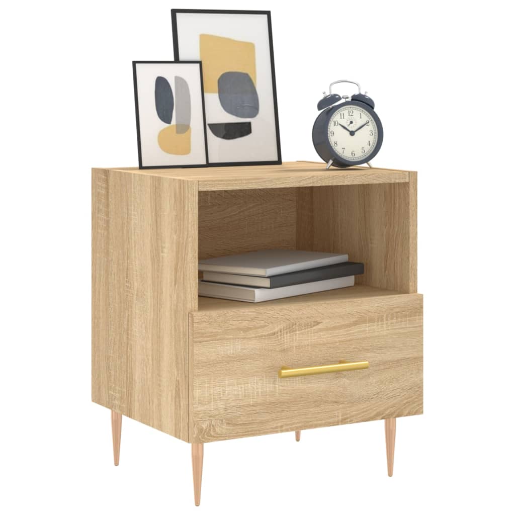 Bedside Cabinet Sonoma Oak 40x35x47,5 cm Engineered Wood