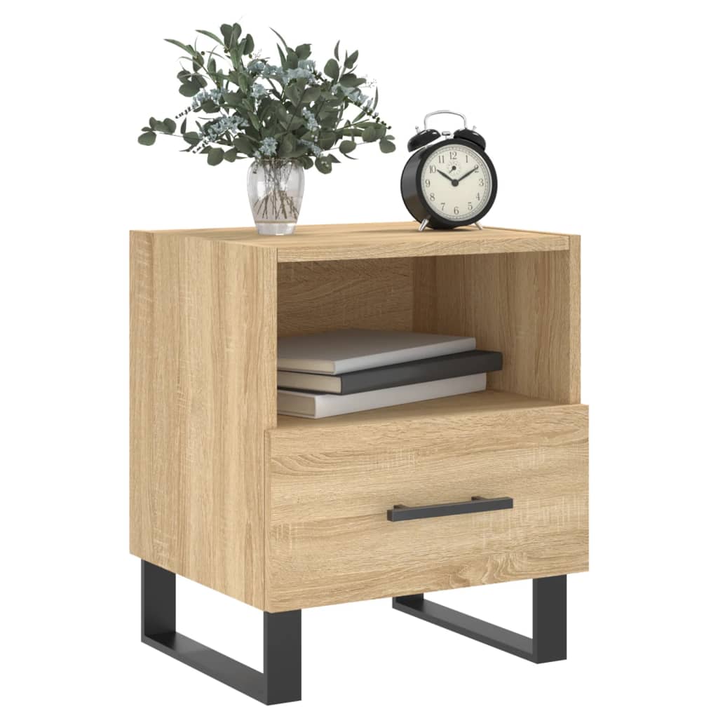 Bedside Cabinet Sonoma Oak 40x35x47,5 cm Engineered Wood