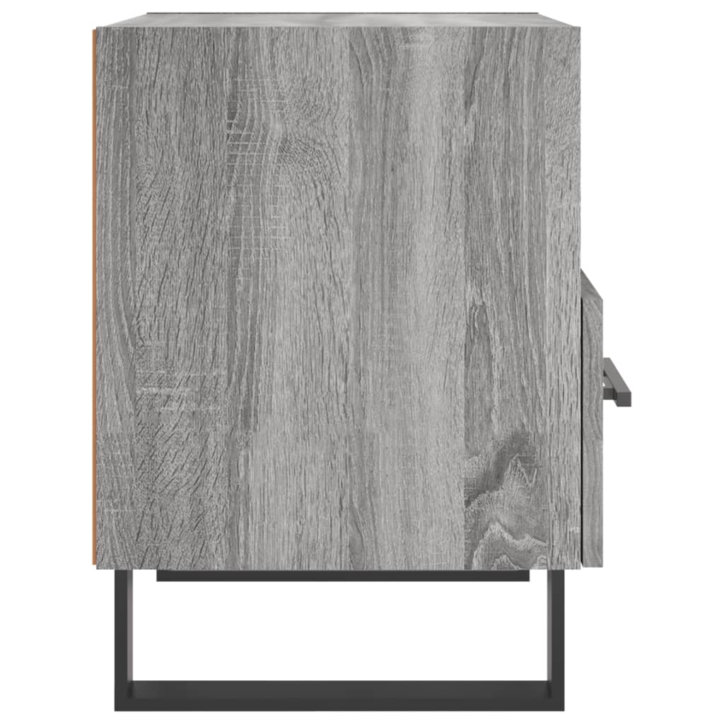Bedside Cabinet Grey Sonoma 40x35x47,5 cm Engineered Wood