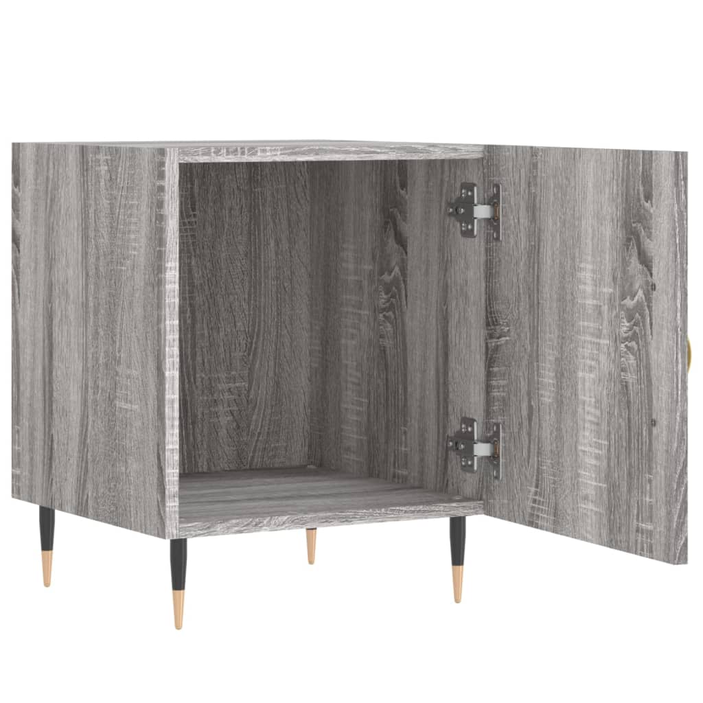 Bedside Cabinet | Grey Sonoma | Engineered wood | Medium
