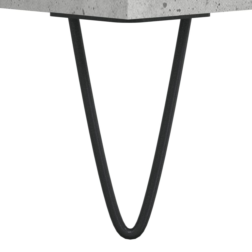 Bedside Cabinets 2 pcs Concrete Grey 40x40x50cm Engineered Wood