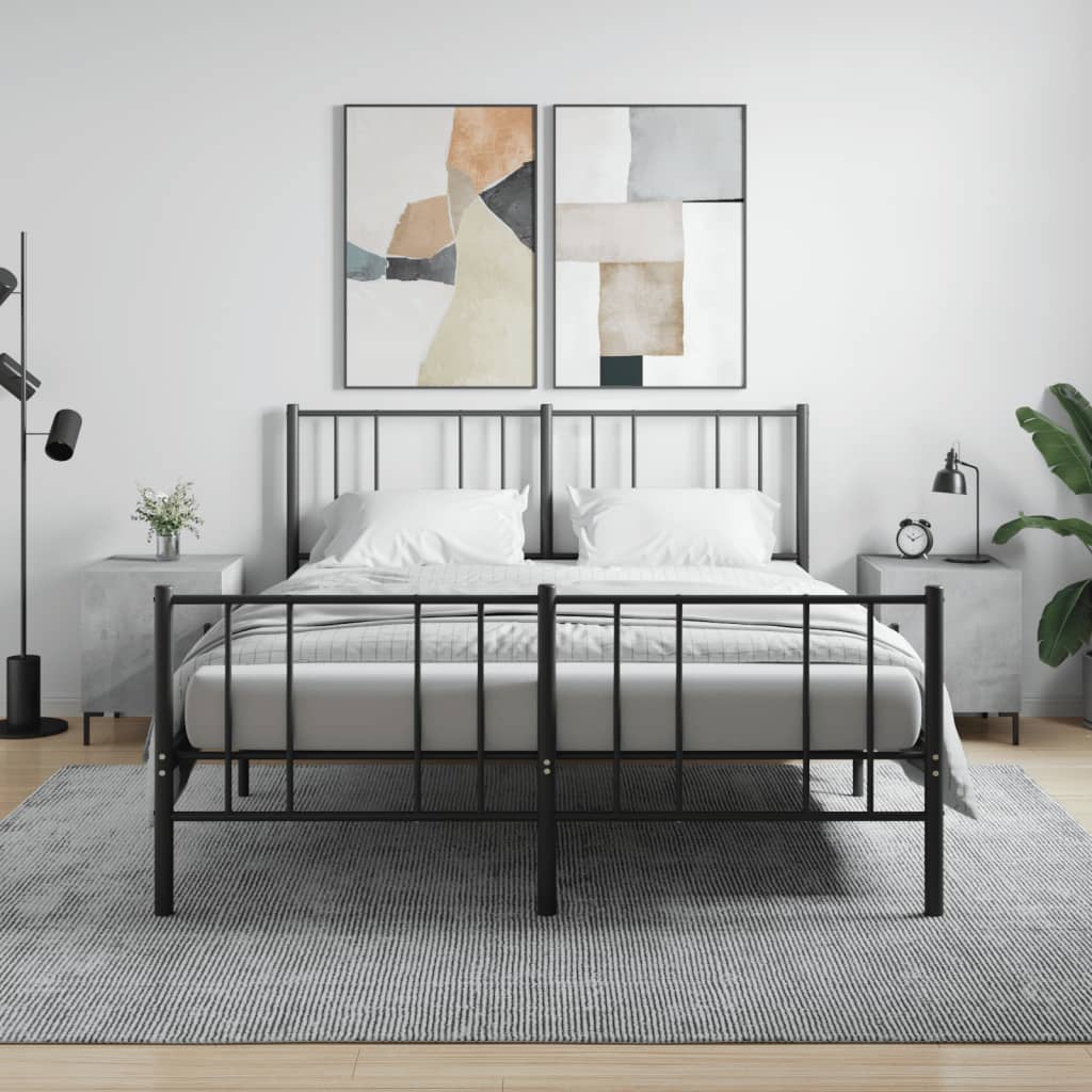 Bedside Cabinets 2 pcs Concrete Grey 40x40x50cm Engineered Wood