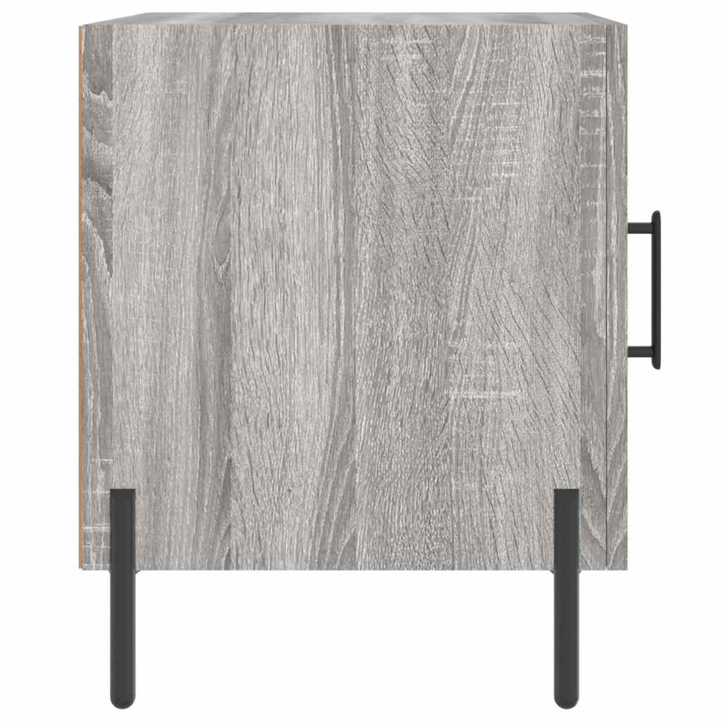 Bedside Cabinets 2 pcs Grey Sonoma 40x40x50 cm Engineered Wood