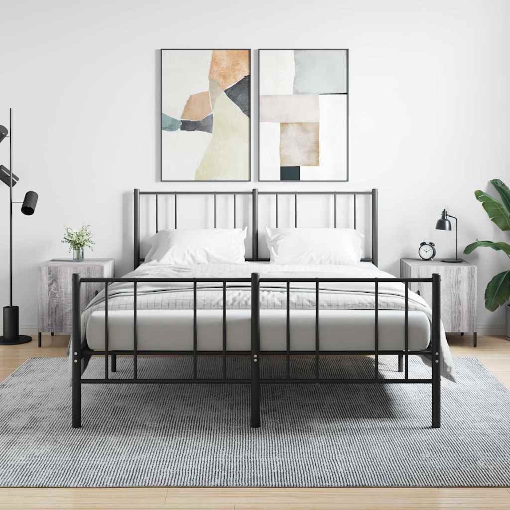 Bedside Cabinets 2 pcs Grey Sonoma 40x40x50 cm Engineered Wood