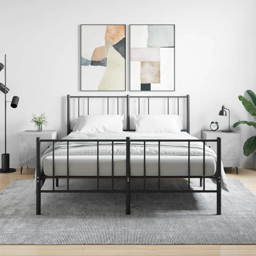 Bedside Cabinets 2 pcs Concrete Grey 40x40x50cm Engineered Wood