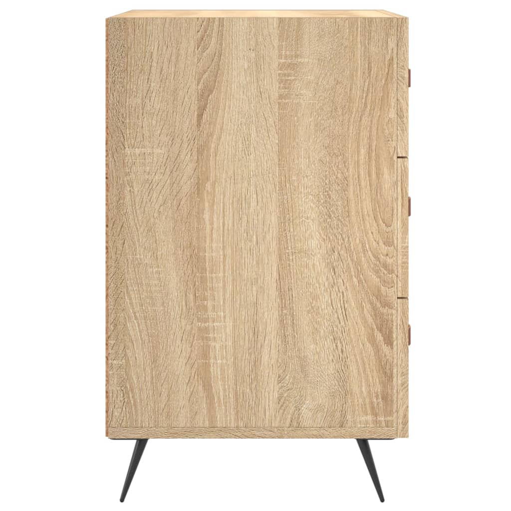 vidaXL Bedside Cabinet Sonoma Oak 40x40x66 cm Engineered Wood