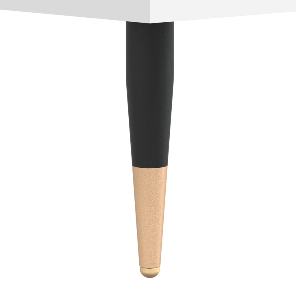 Bedside Cabinet White 40x40x66 cm Engineered Wood