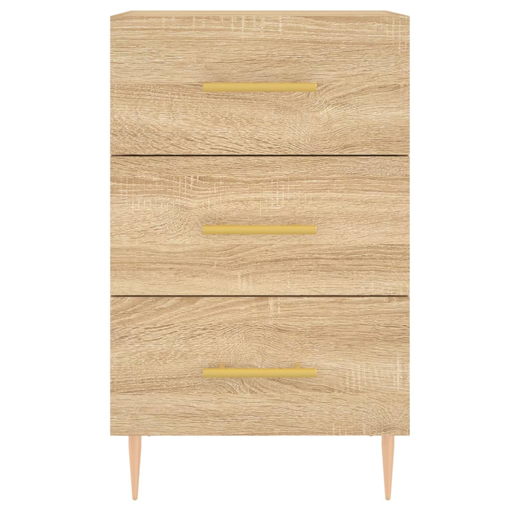 Bedside Cabinet Sonoma Oak 40x40x66 cm Engineered Wood