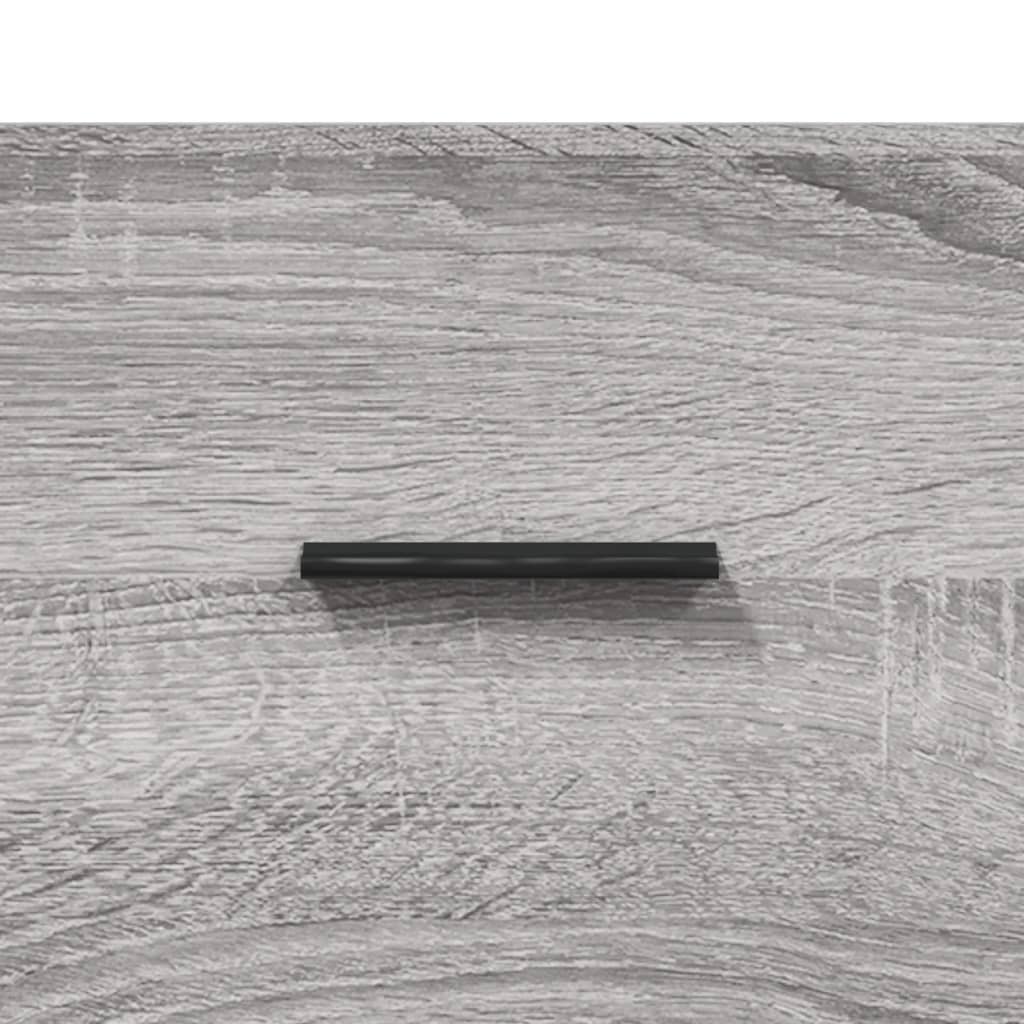 Bedside Cabinet Grey Sonoma 40x40x66 cm Engineered Wood