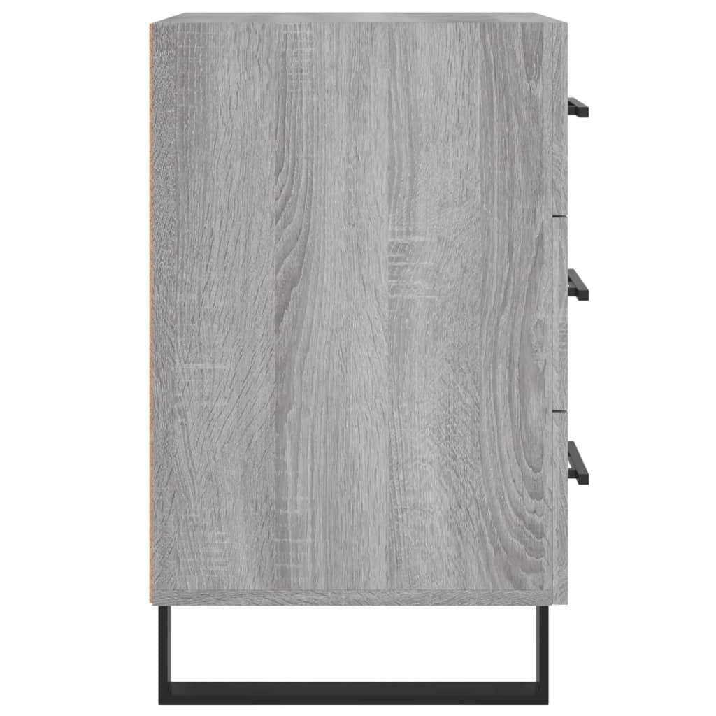 Bedside Cabinet Grey Sonoma 40x40x66 cm Engineered Wood
