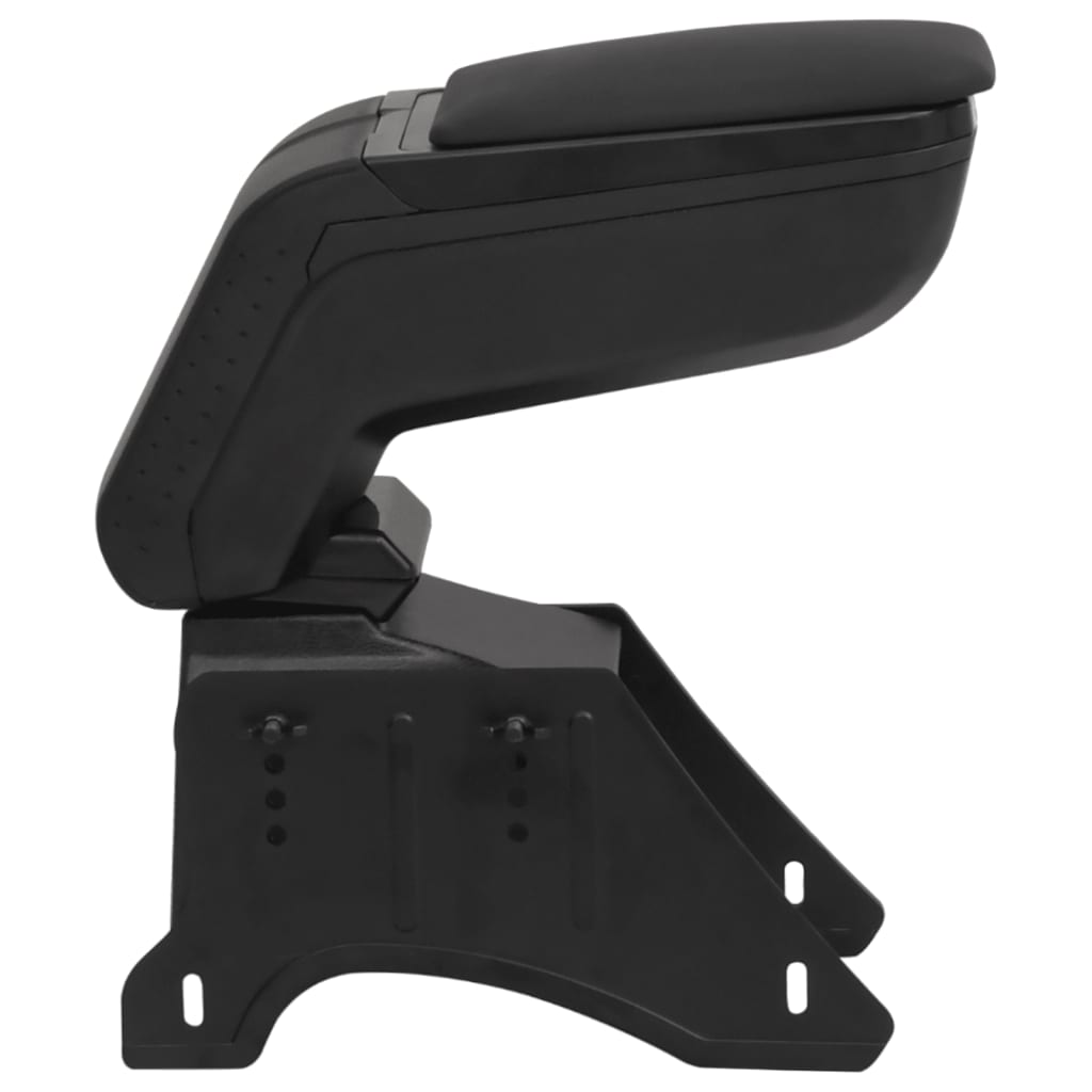 vidaXL Car Armrest Universal Black 14x30x(32-48.5) cm ABS