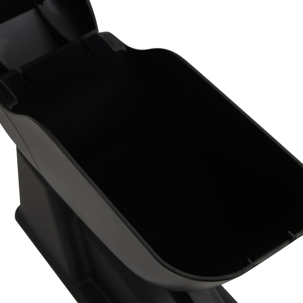 vidaXL Car Armrest Black 12x29x(32-46) cm ABS