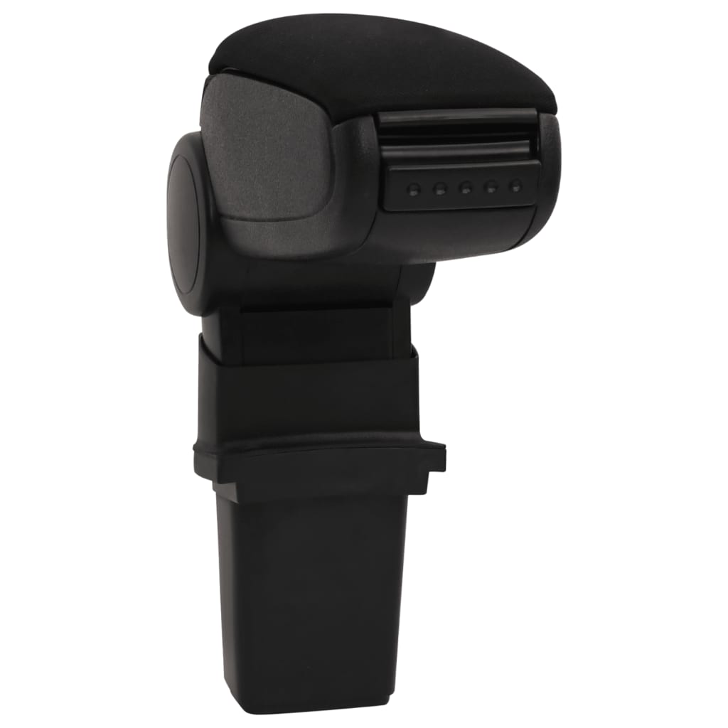 vidaXL Car Armrest Black 12x32x(34-50) cm ABS