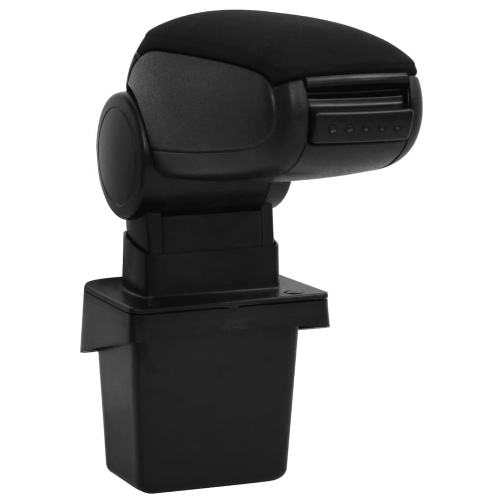 vidaXL Car Armrest Black 15x31.5x(35-51) cm ABS