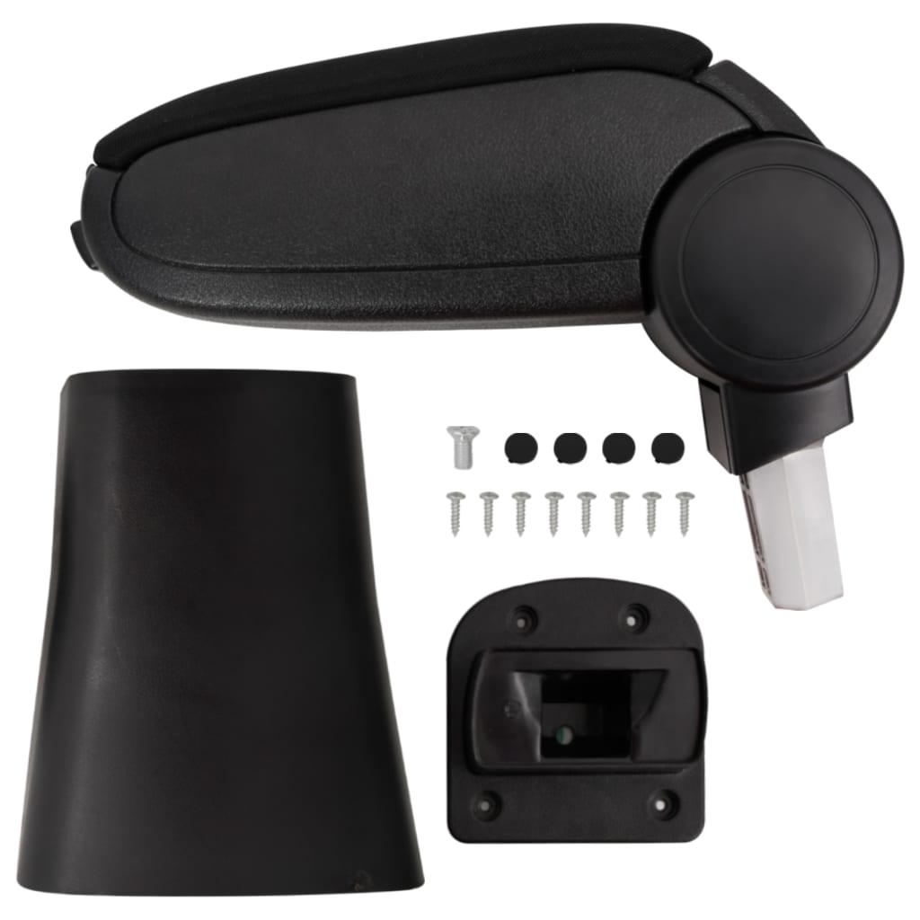 vidaXL Car Armrest Black 16x36x(41-57) cm ABS