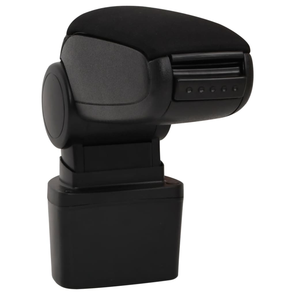 vidaXL Car Armrest Black 14.5x31.5x(30-48) cm ABS