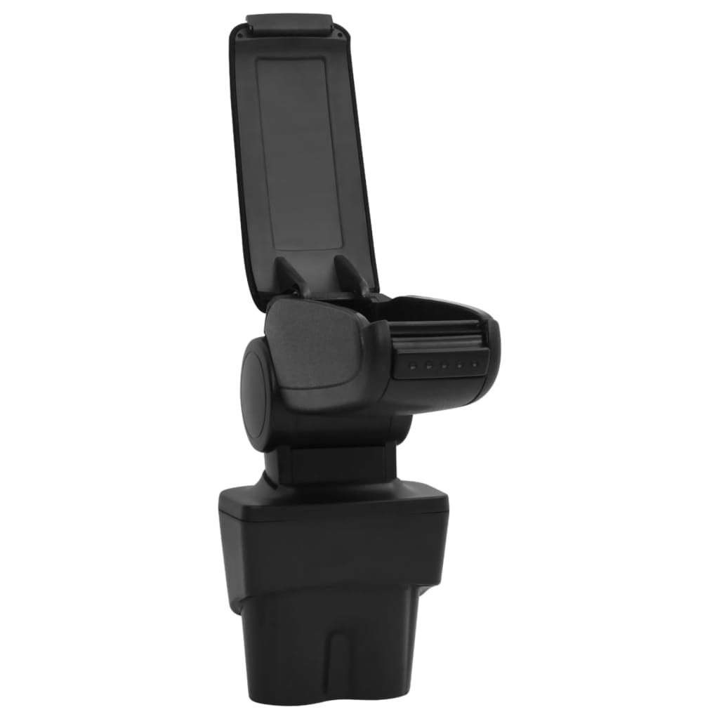 vidaXL Car Armrest Black 17x32x(35.5-52) cm ABS