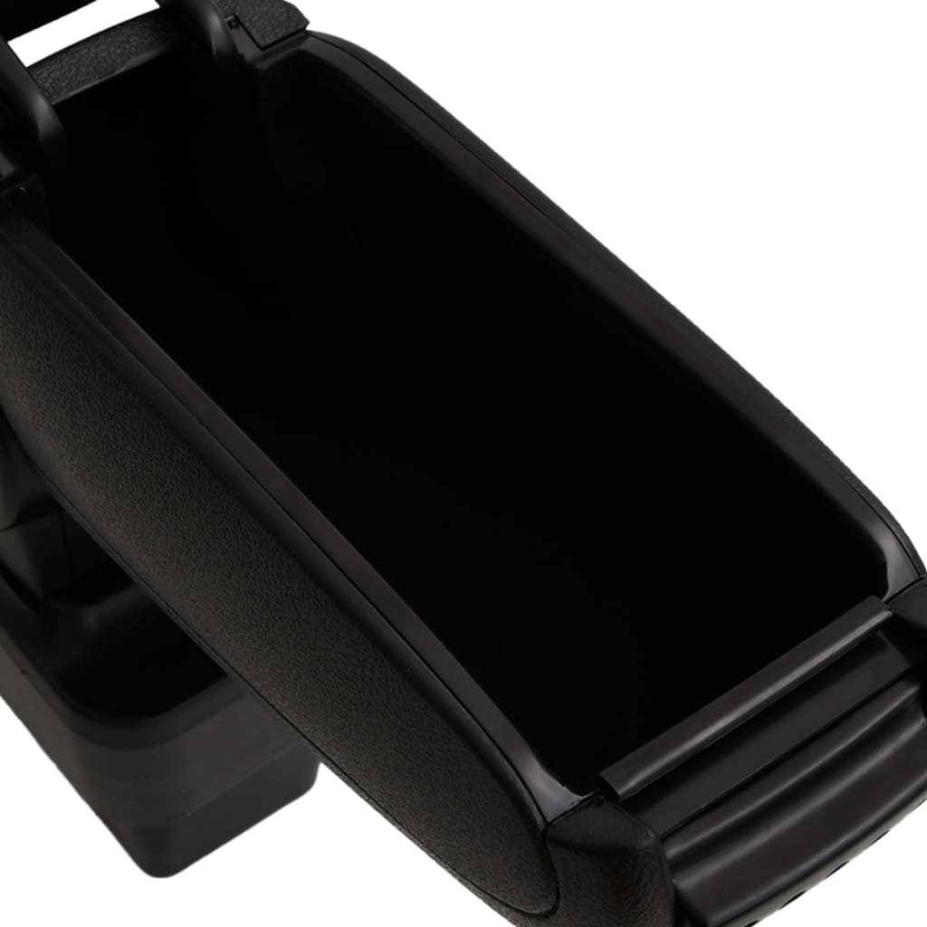 vidaXL Car Armrest Black 13x34x(33-46) cm ABS