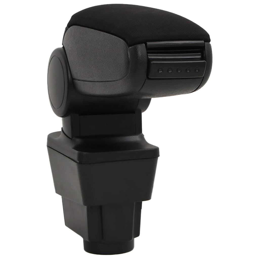 vidaXL Car Armrest Black 11x35x(32-49) cm ABS