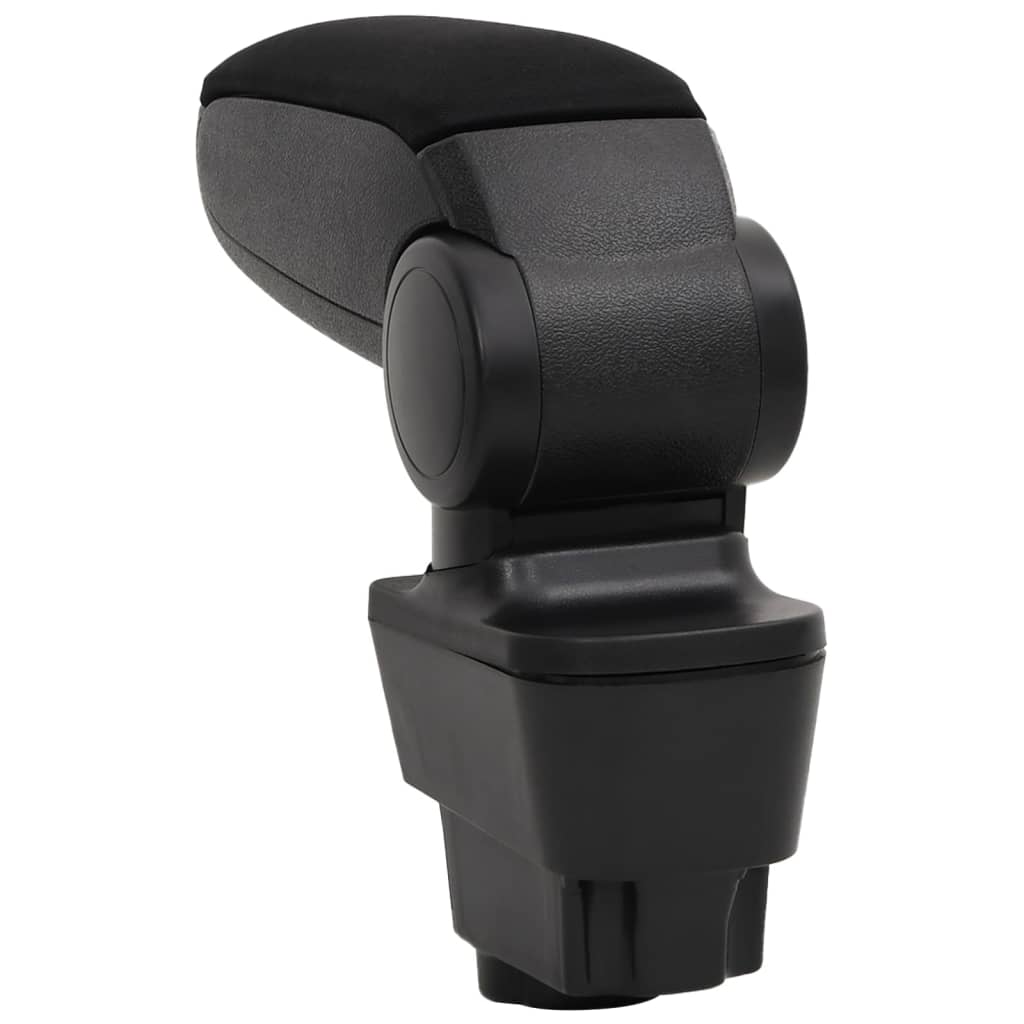 vidaXL Car Armrest Black 11x35x(32-49) cm ABS