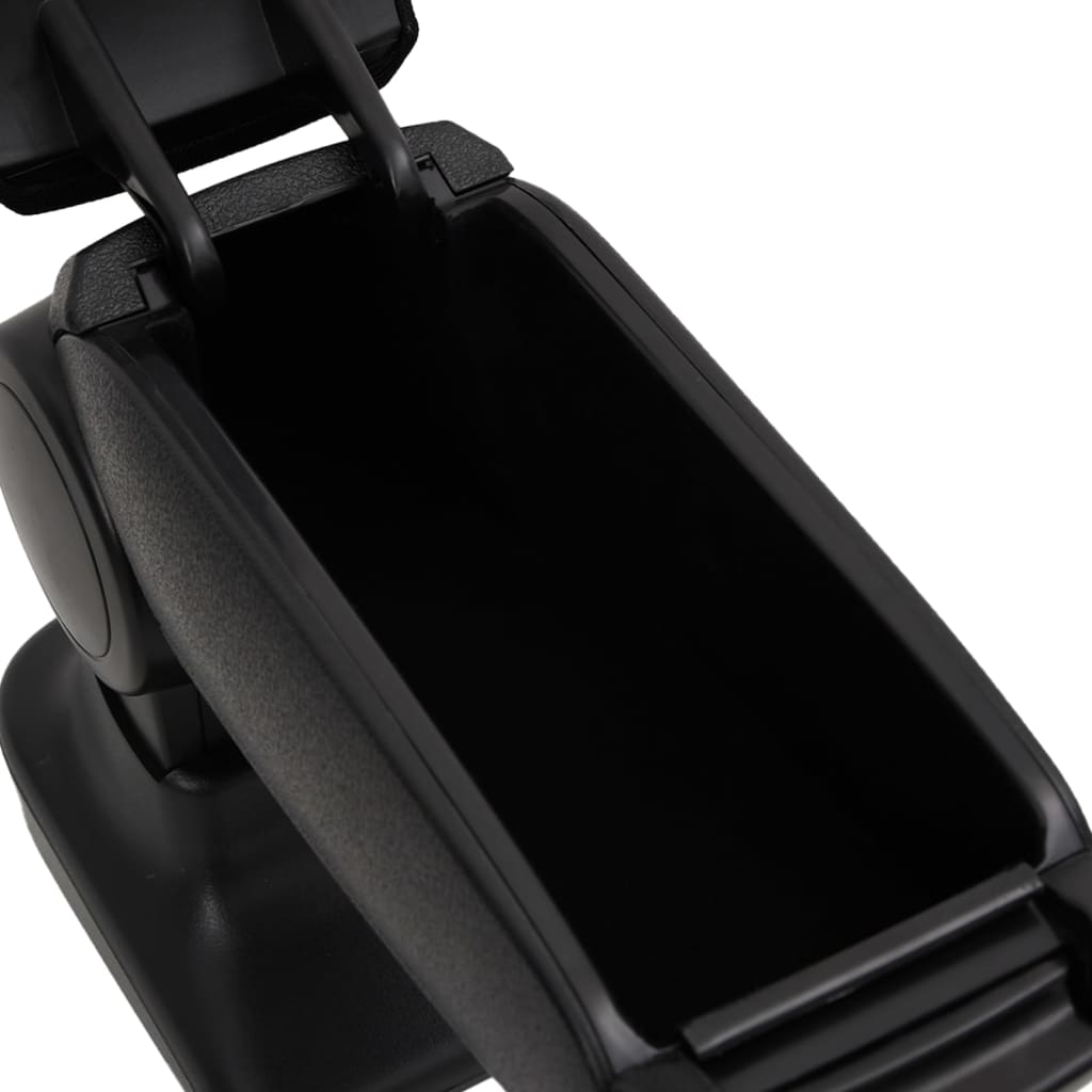 vidaXL Car Armrest Black 15x35x(30-47) cm ABS
