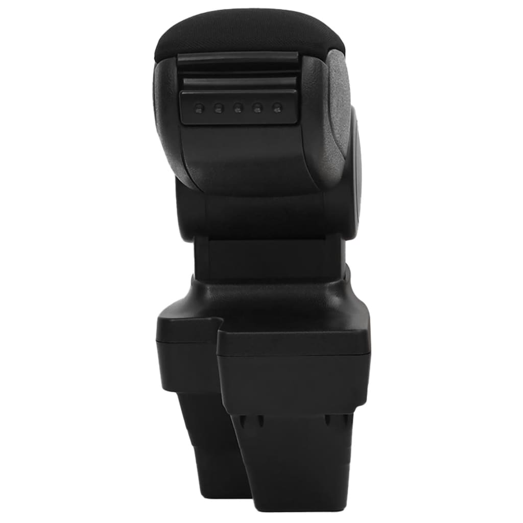 vidaXL Car Armrest Black 15x35x(33-49.5) cm ABS