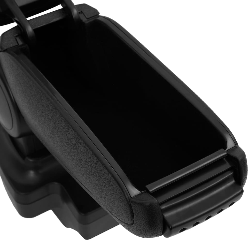 vidaXL Car Armrest Black 15x35x(33-49.5) cm ABS