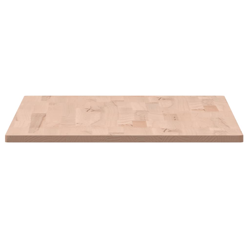 Table Top 80x40x1.5 cm Rectangular Solid Wood Beech