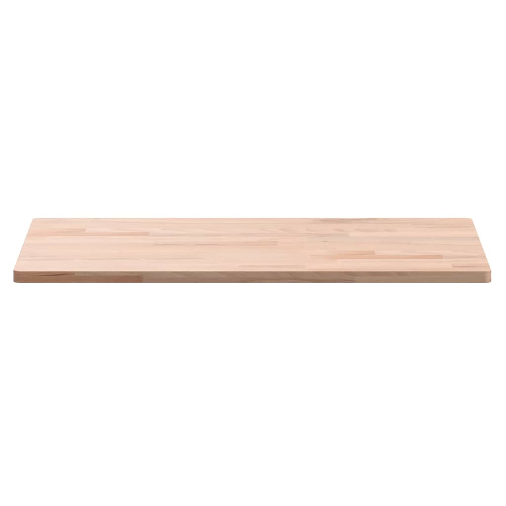 vidaXL Table Top 60x40x1.5 cm Rectangular Solid Wood Beech