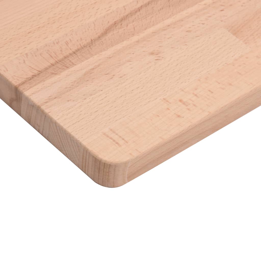 vidaXL Table Top 60x40x1.5 cm Rectangular Solid Wood Beech