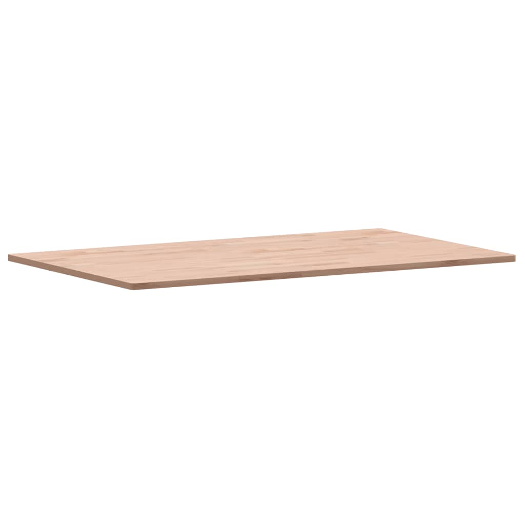 vidaXL Table Top 100x60x1.5 cm Rectangular Solid Wood Beech