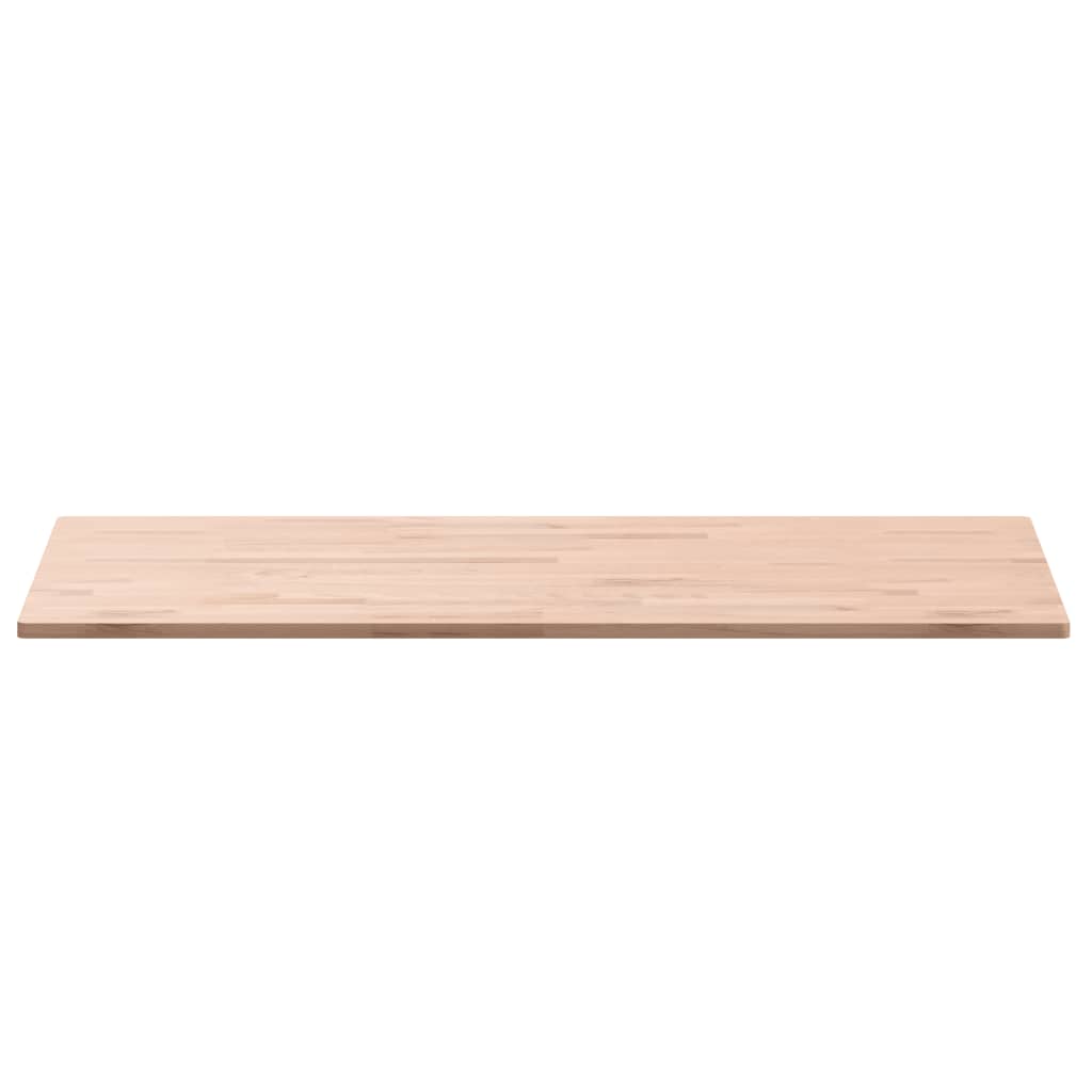 vidaXL Table Top 100x60x1.5 cm Rectangular Solid Wood Beech