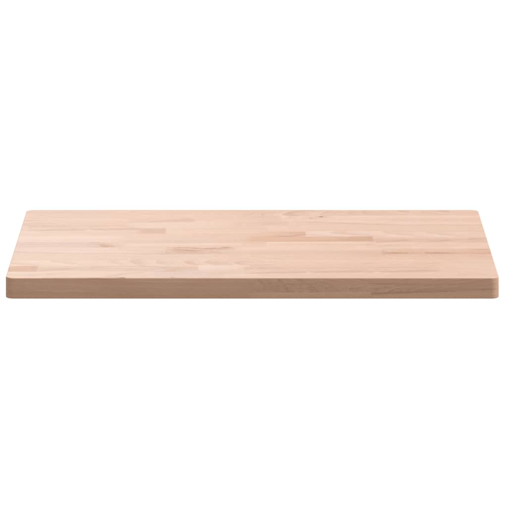 vidaXL Table Top 60x40x2.5 cm Rectangular Solid Wood Beech