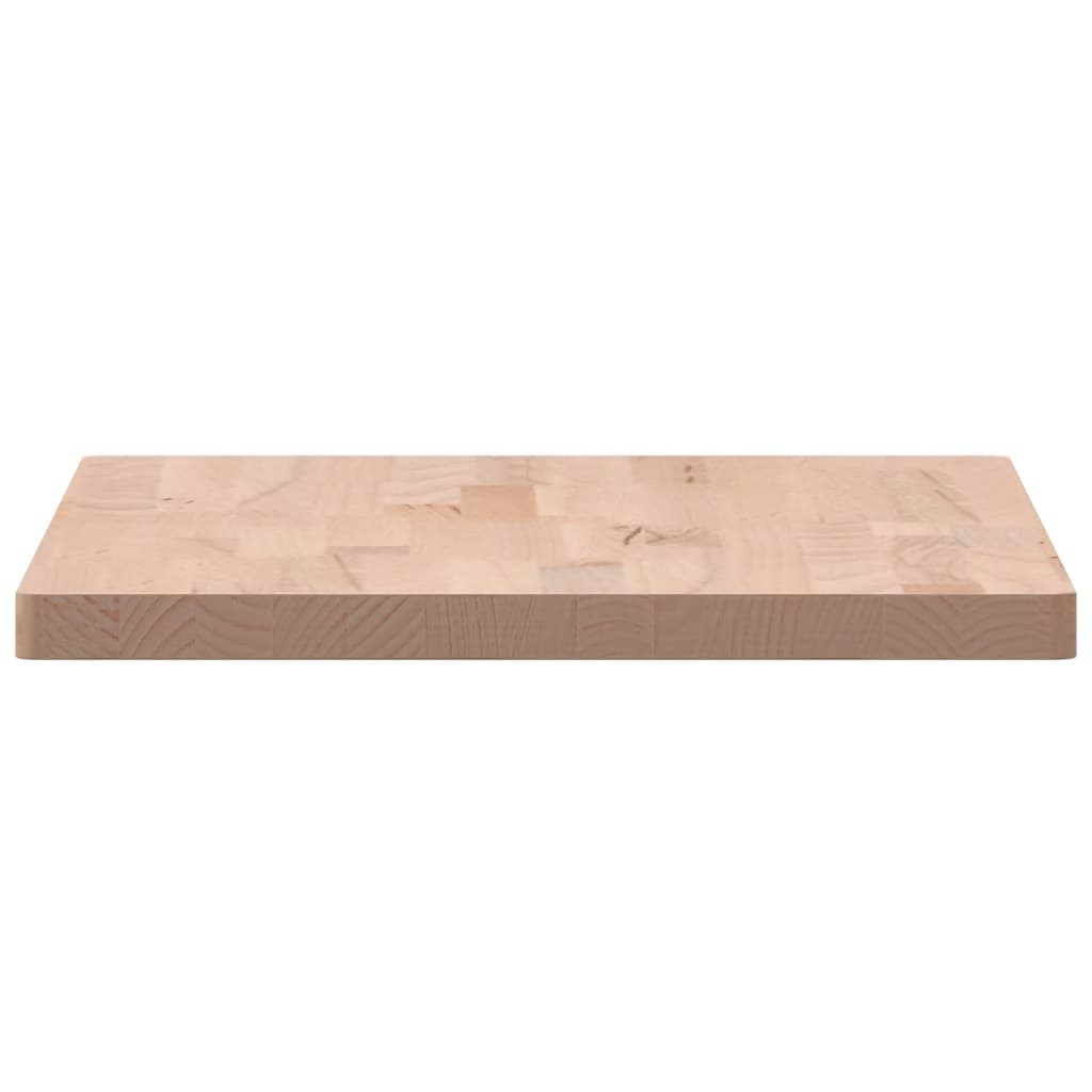 vidaXL Table Top 60x40x2.5 cm Rectangular Solid Wood Beech