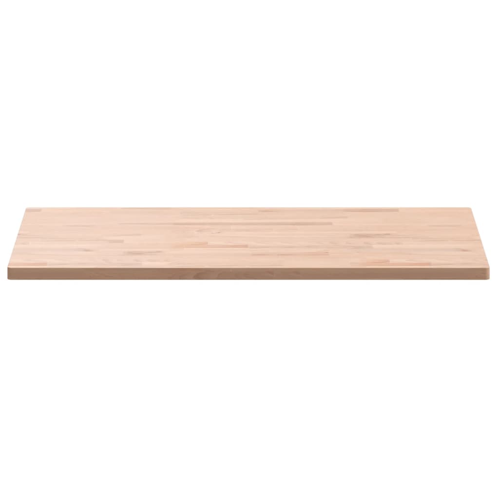 vidaXL Table Top 100x60x2.5 cm Rectangular Solid Wood Beech