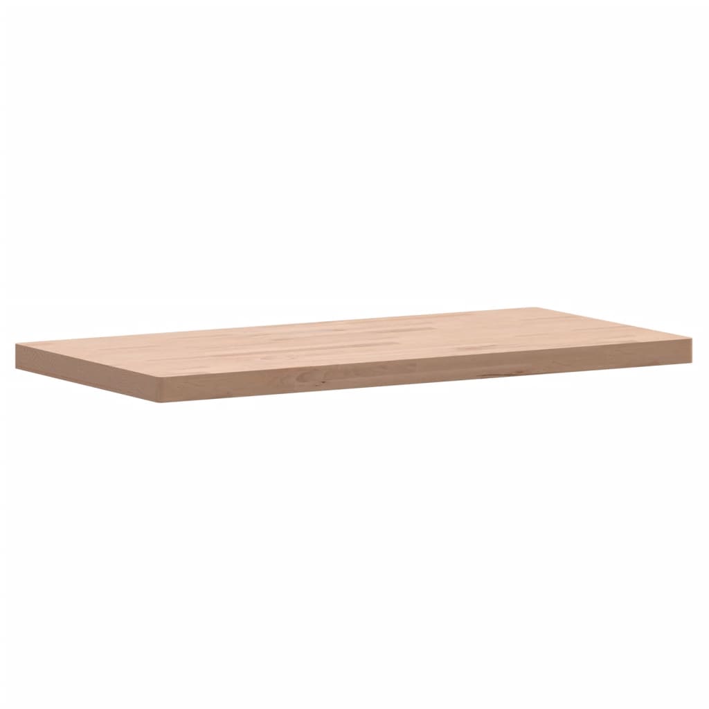 vidaXL Table Top 100x50x4 cm Rectangular Solid Wood Beech