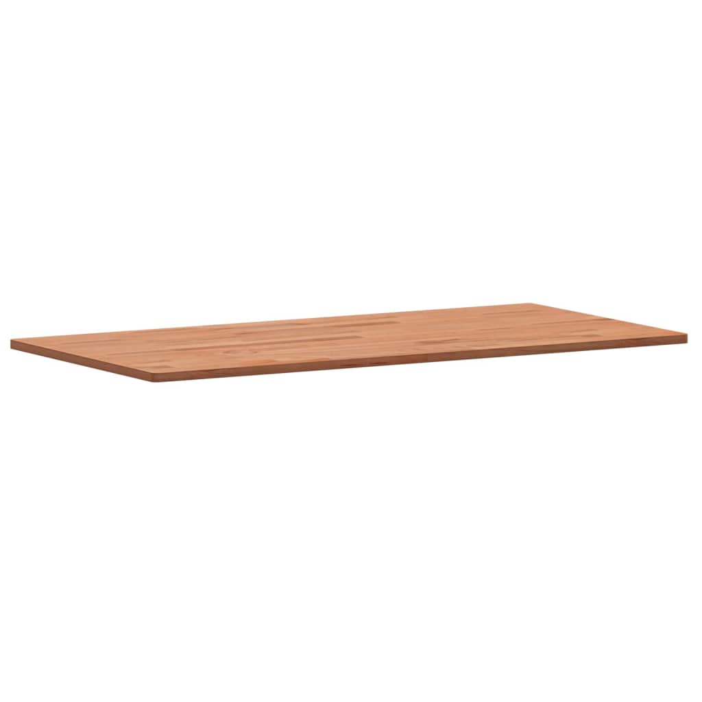 vidaXL Table Top 80x40x1.5 cm Rectangular Solid Wood Beech