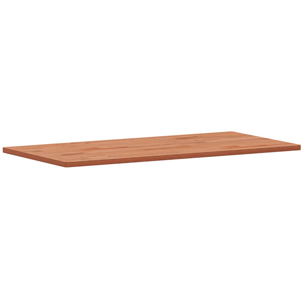 Table Top 100x50x1.5 cm Rectangular Solid Wood Beech