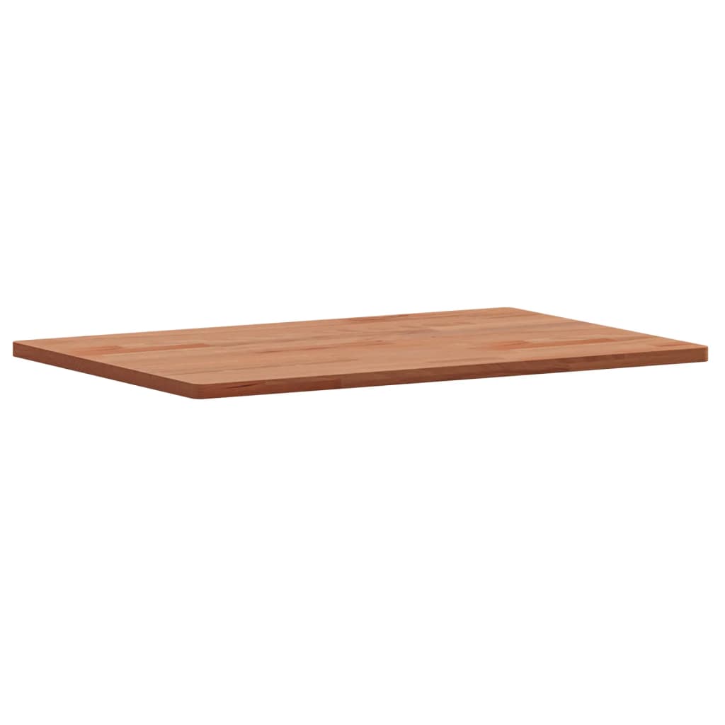 vidaXL Table Top 60x40x1.5 cm Rectangular Solid Wood Beech