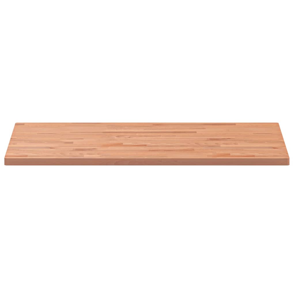 vidaXL Table Top 100x60x2.5 cm Rectangular Solid Wood Beech