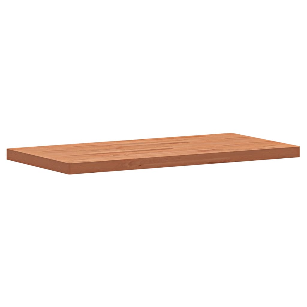 vidaXL Table Top 100x50x4 cm Rectangular Solid Wood Beech