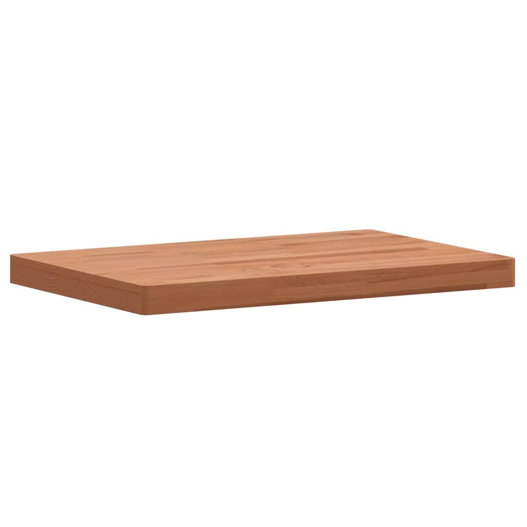 vidaXL Table Top 60x40x4 cm Rectangular Solid Wood Beech