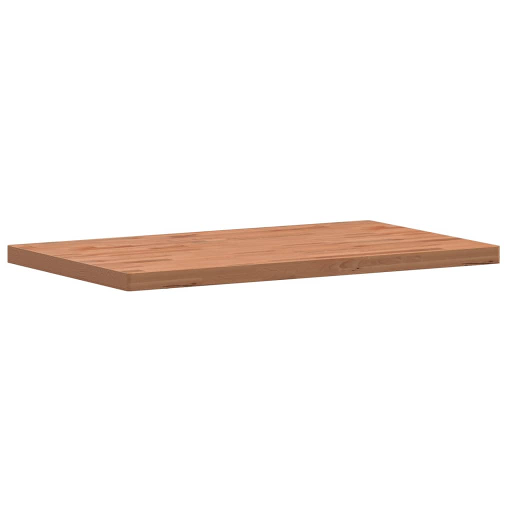 vidaXL Table Top 100x60x4 cm Rectangular Solid Wood Beech