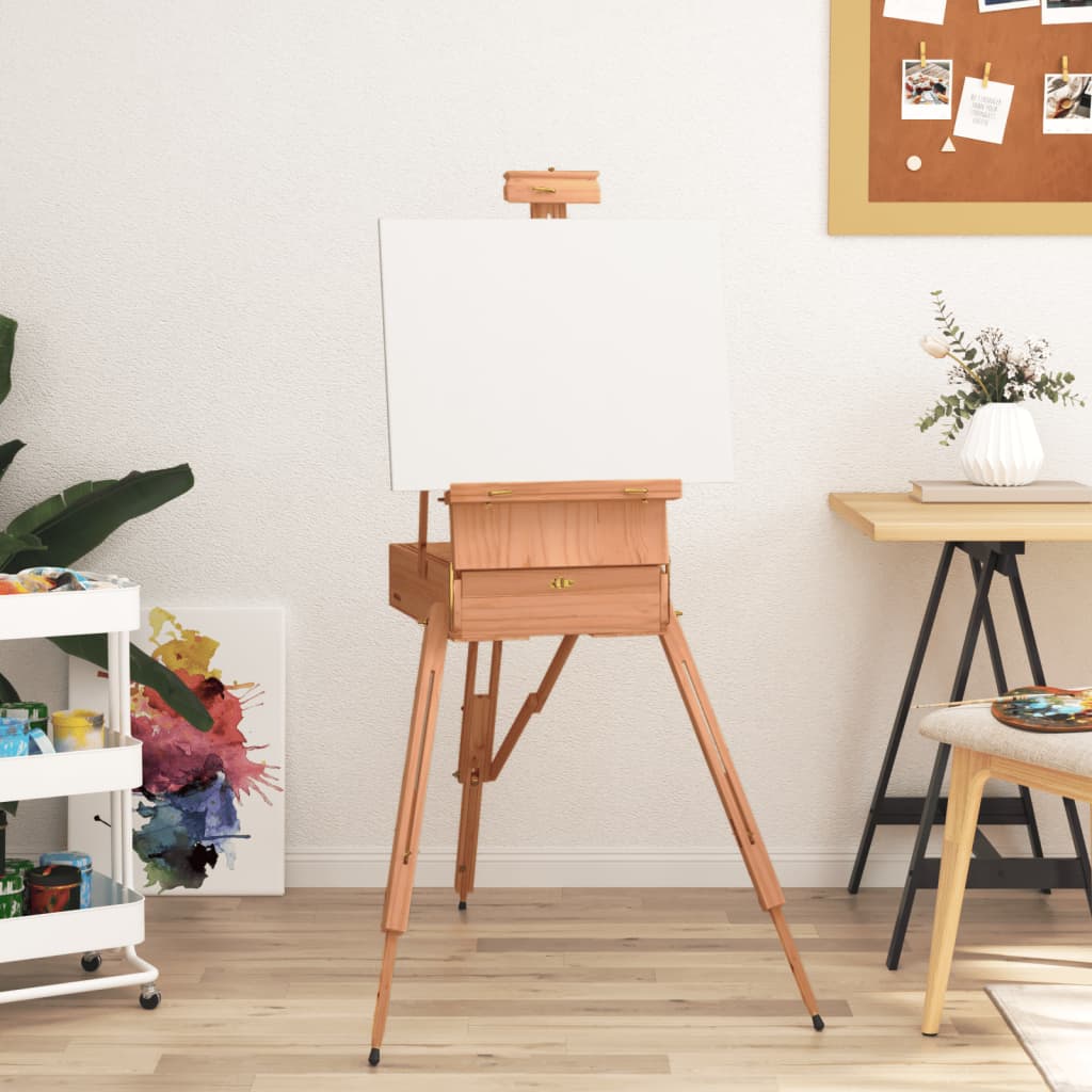 vidaXL Easel Stand 81x121x173 cm Solid Beech Wood